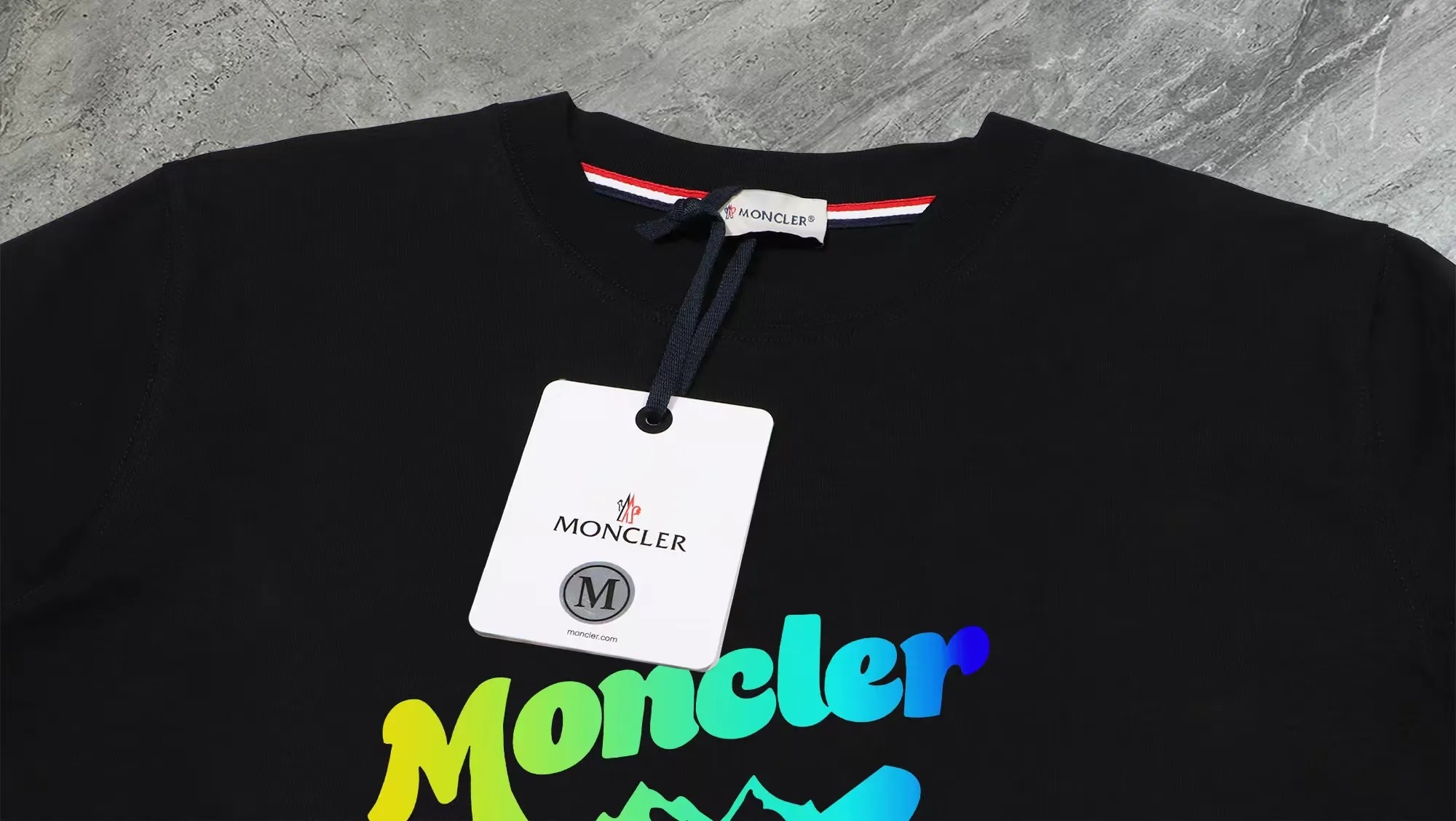 P80💰《Moncler~ 》2025New Arrival Quality T , Versatile Quality ！ ‼ 32 250G ‼ ， ， ， ， T 🤪 Sizes：S-M-L-XL-2XL ：Black，White， Same Style